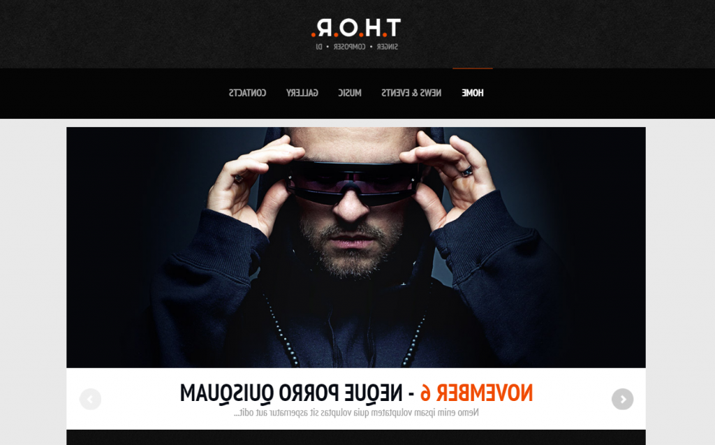 Original Singer WordPress Theme